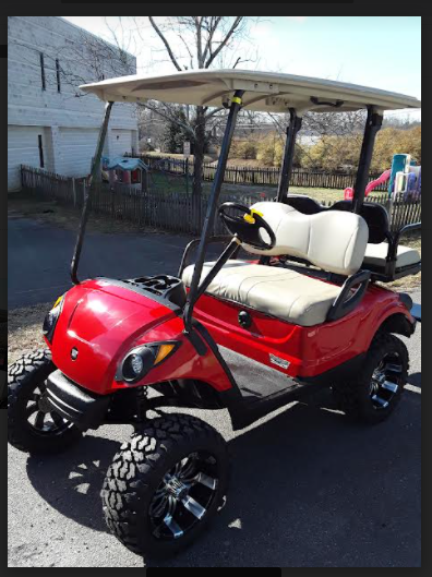 Red golf carts for sale